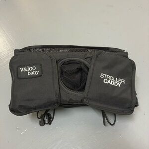 Valco Baby Stroller Caddy Organizer Cup Holder Black Detachable
Like New